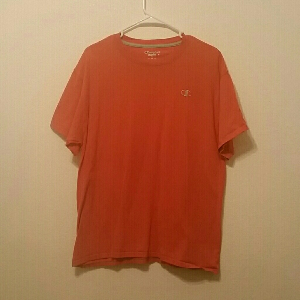Men's large orange champion t-shirt